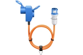 Adapter kabel CEE na CEE 16A i Schuko 90st 1,5m