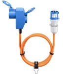 Adapter kabel CEE na CEE 16A i Schuko 90st 1,5m
