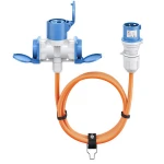 Adapter kabel CEE na CEE 16A i 2 Schuko10m