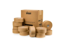 Ekologiczna taśma papierowa aktywowana wodą 70 mm / 114 m Bublaki BT-W701 (20 szt.)