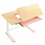 Elektryczne biurko dziecięce OUTLET Spacetronik XD 112x60 cm (różowe)