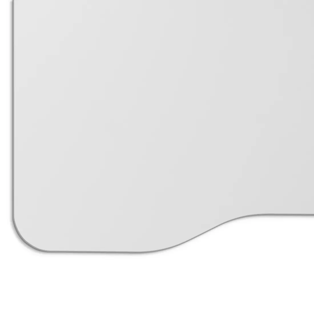 Ergonomiczny uniwersalny blat na biurko 158x80 BIAŁY