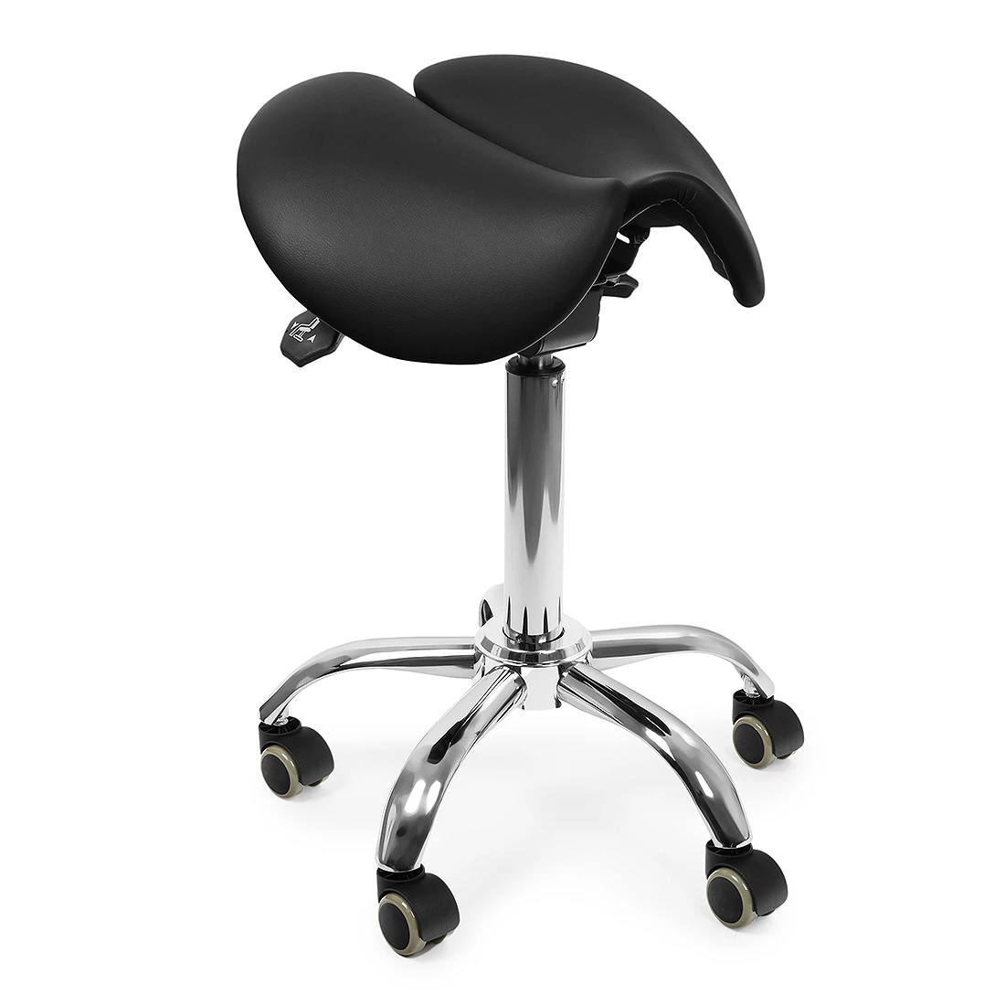 Ergonomiczny hoker regulowany siodło Spacetronik Sella (czarny) OUTLET