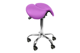 Ergonomiczny taboret obrotowy Spacetronik Sella (fioletowy)