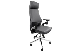 Fotel ergonomiczny biurowy z podłokietnikiem 4D Spacetronik GUNNAR szary OUTLET