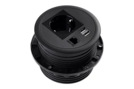 Gniazdo blatowe okrągłe Spacetronik SPS-R1D4B