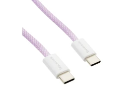 Kabel USB-C PD100/240W Spacetronik 2m fioletowy