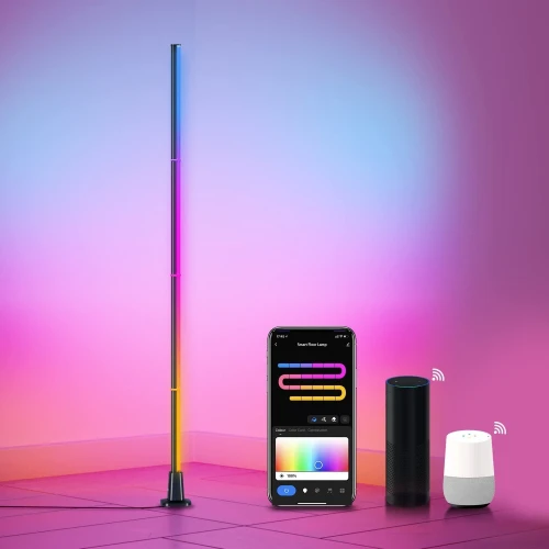 Lampa podłogowa LED RGB WIFI 3-segmentowa 120 cm GLOW Corner