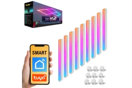 Lampa modułowa naścienna LED RGB WIFI Tuya 9x27cm