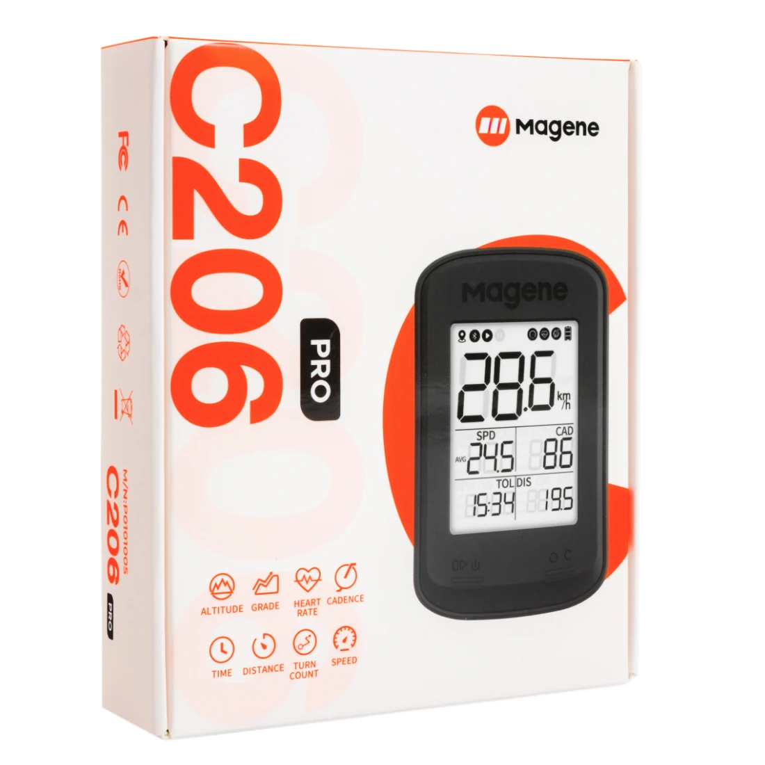 Licznik rowerowy GPS Magene C206 PRO