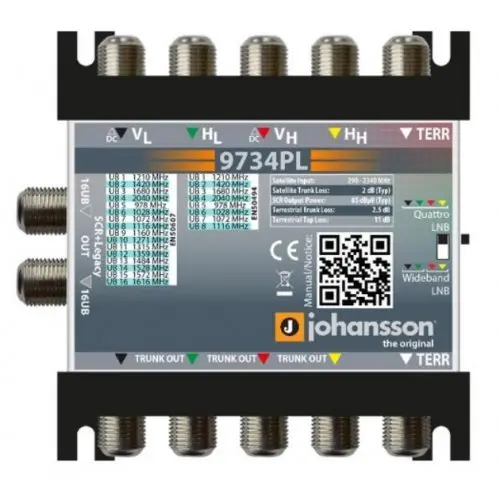 Multiswitch Unicable II Johansson 9734PL 2x 16 SCR/Legacy