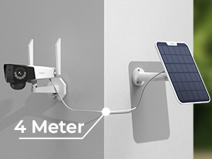Panel solarny 6W do kamer zewnętrznych Reolink - czarny