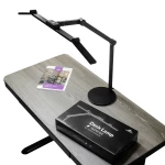 Profesjonalna Lampa Biurkowa LED CRI 95 Bezcieniowa Spacetronik Glow D4 z Regulacją Czarna 24W