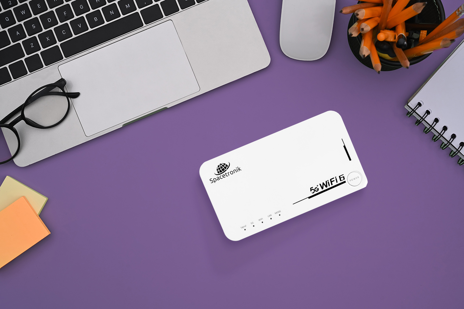 Mobilny przenośny router 5G na kartę SIM z wbudowaną baterią 4000 mAh, prosty w obsłudze