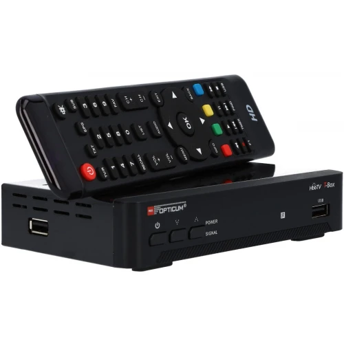Tuner DVB-T2 HBBTV T-BOX Opticum HEVC