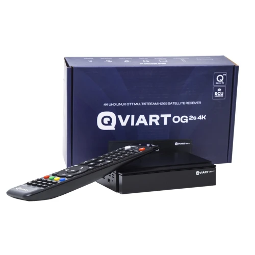 Tuner Qviart OG2s 4K LINUX Enigma2 OpenATV OSCAM CCCAM