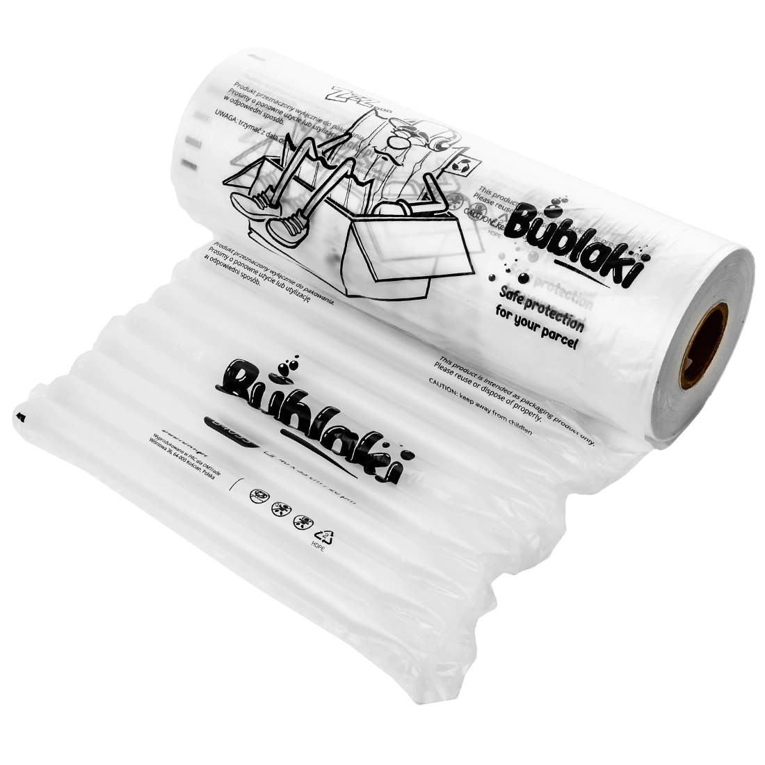 Wypełniacze powietrzne kolumny do paczek Bublaki B4033 40x32 cm - 300 mb