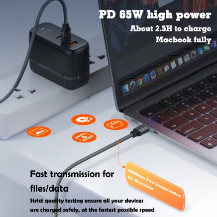 LDNIO LC441c USB-C do USB-C Cable