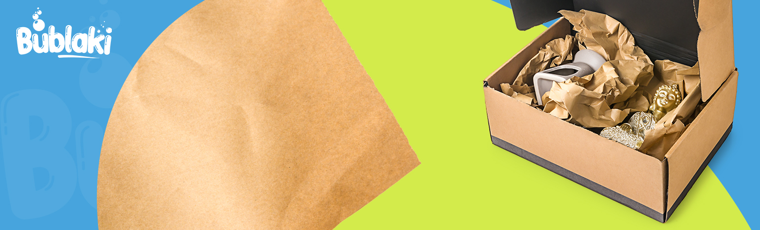 papier kraftowy, papier pakowy, papier z rolki, gładki papier kraft, gramatura 90g, papier do maszyn zgniatających, papier do produkcji papieru bąbelkowego, wymiary 60cm x 85m, ekologiczny materiał do pakowania, biodegradowalny papier, papier do pakowania, profesjonalne opakowania, oszczędność miejsca, wytrzymały papier pakowy