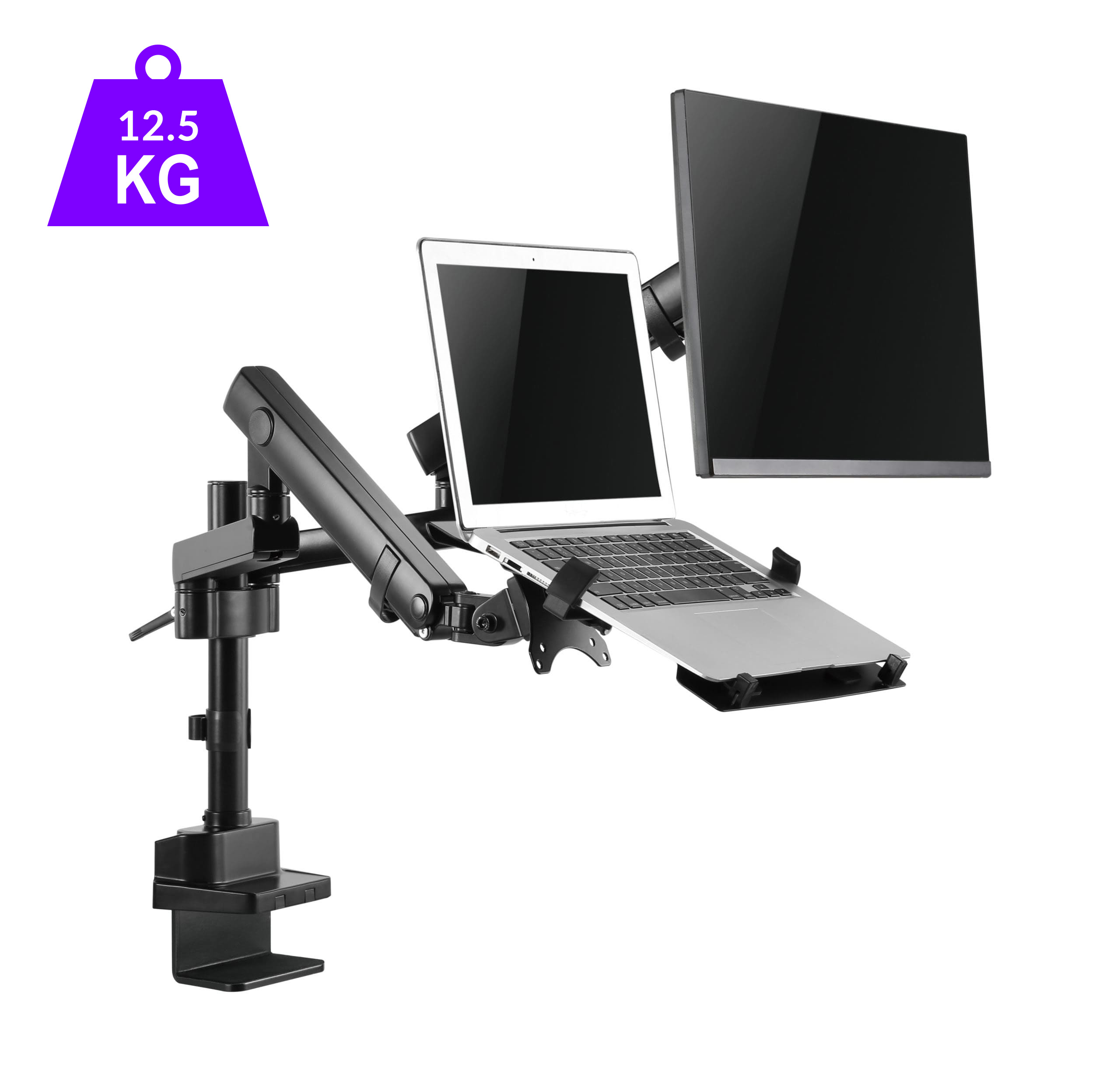 Uchwyt na laptopa i monitor