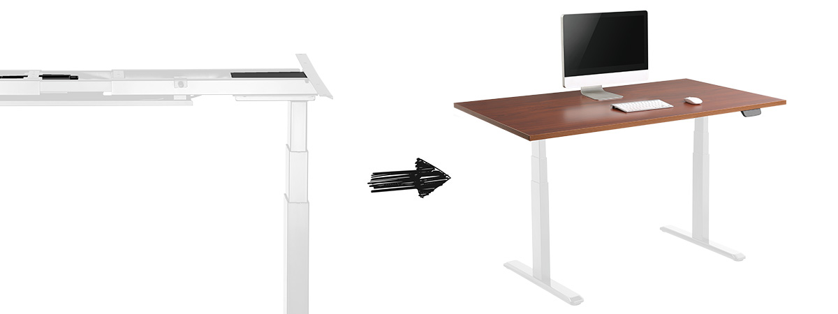 Ergonomiczne biurko regulowane Spacetronik SPE-235W