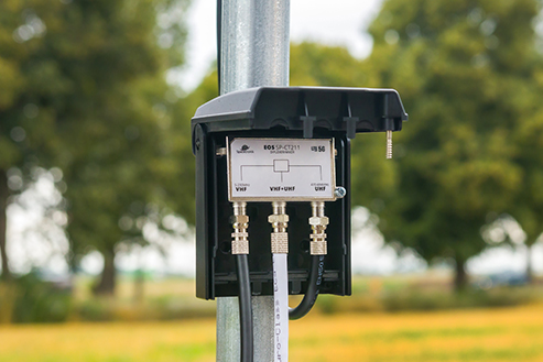Profesjonalny zestaw anten UHF+VHF z diplexerem