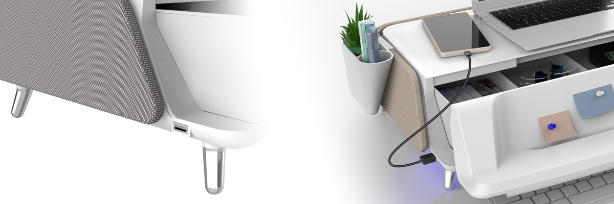 podstawka pod monitor z portem usb