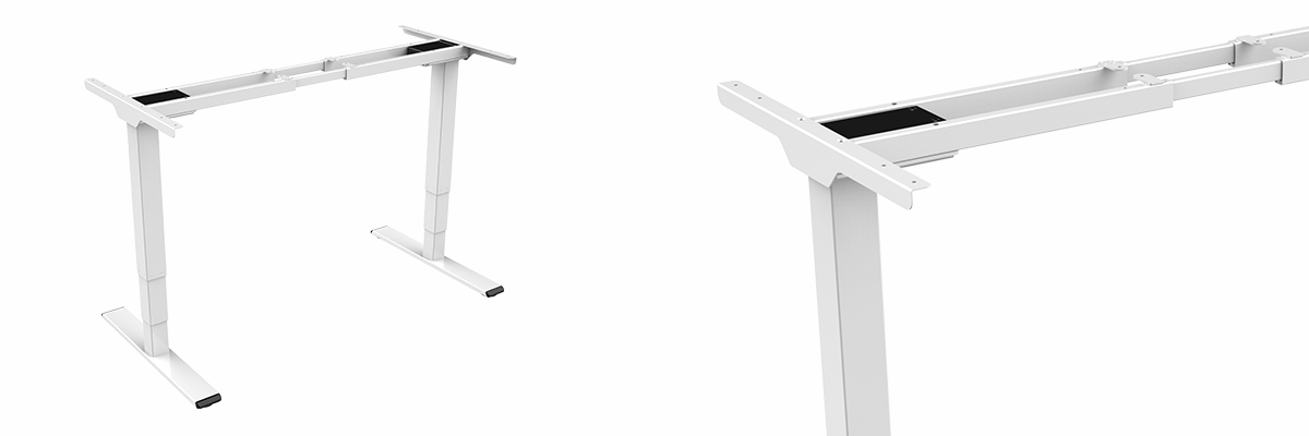 Biurko elektryczne Spacetronik SPE-226AW białe ergonomiczne