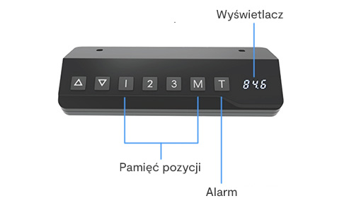 Biurko z regulacją Spacetronik SPE-243LW