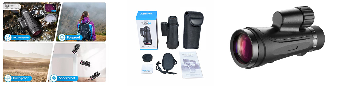 Monokular Apexel APL-12X50ED