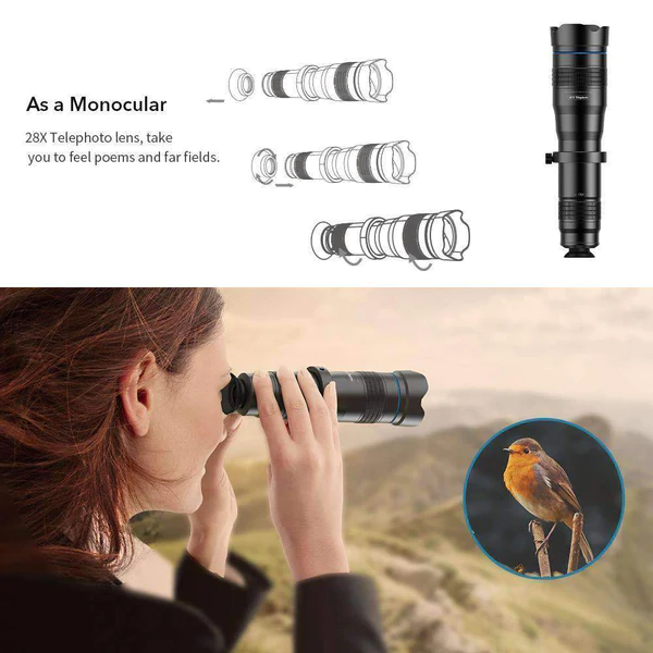monokular do fotografii mobilnej
