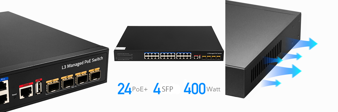 Switch PoE, zarządzany, 16-portowy, Cudy GS2018PS2