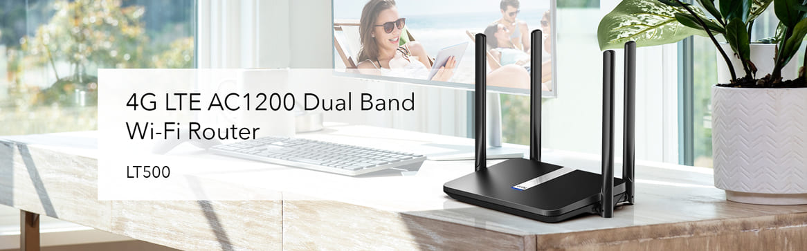 Router 4G LTE 150Mbps SIM WAN AC1200 Cudy LT500