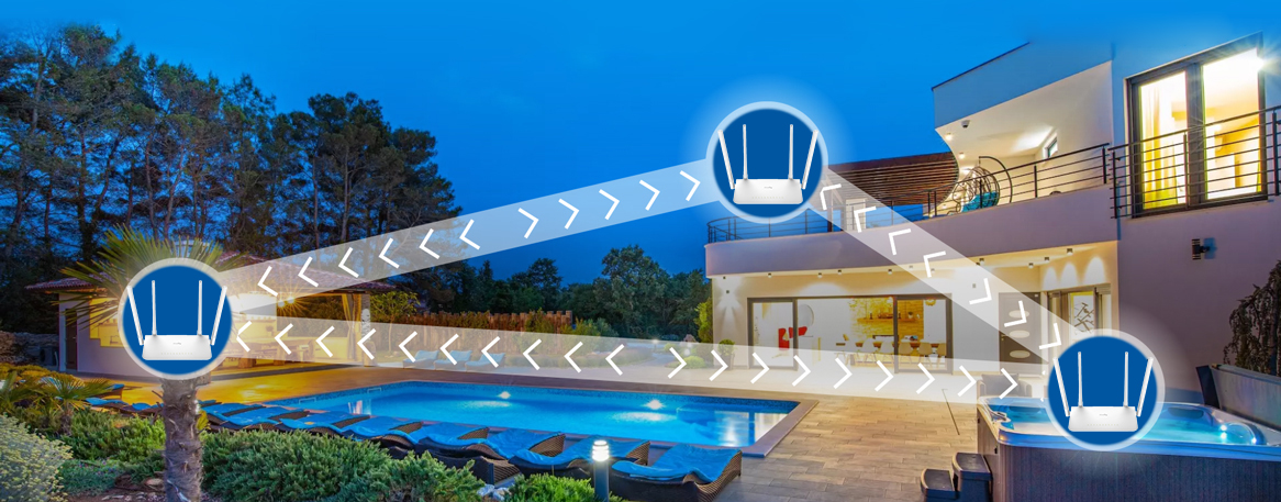 Router wifi 5 z mesh Cudy wr1300 VPN 