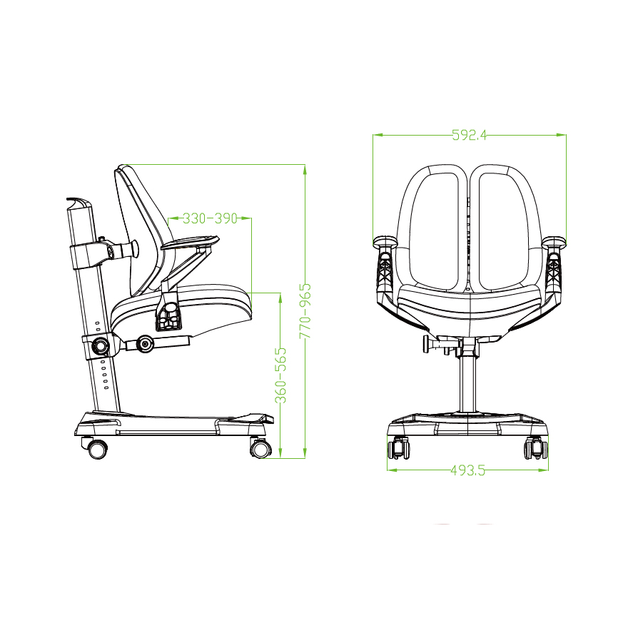 Specyfikacja Fotel Spacetronik SPCXD01A