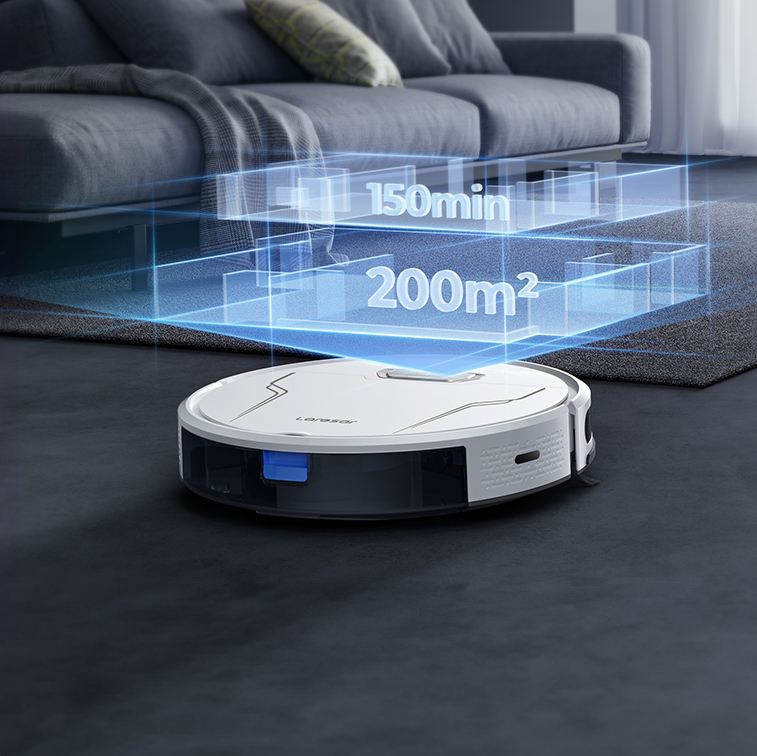 Robot Odkurzająco-Mopujący, 4000 Pa, Sterowanie Aplikacją i Głosem