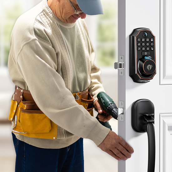 Inteligentny zamek do drzwi ARPHA D289H instalacja