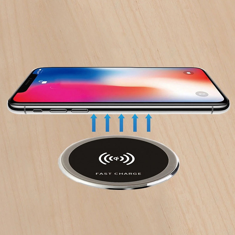 Bezprzewodowa ładowarka indukcyjna Spacetronik SPM-03 montowana w blat stołu z szybkim ładowaniem 15W, wodoodporna, idealna do biura i domu, elegancka ładowarka do telefonu z funkcją ładowania indukcyjnego.