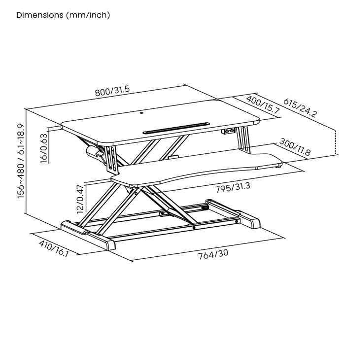 elektryczna podstawka do biurka, regulowana podstawka biurkowa, podstawka sit stand, converter biurkowy x-lift, biurko z regulacją wysokości, podstawka z półką na klawiaturę, stojak na laptopa do biurka, spacetronik spr-137mb