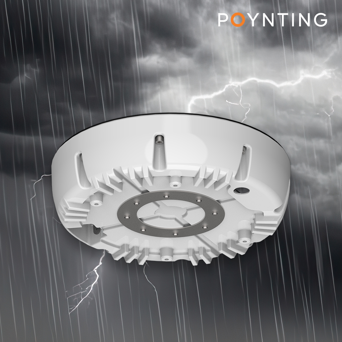 podstawa anteny, aluminium, odporność na wilgoć, wytrzymała konstrukcja, trudne warunki środowiskowe, antena przemysłowa, antena morska, IP69K, solidna podstawa, Poynting SWIRL