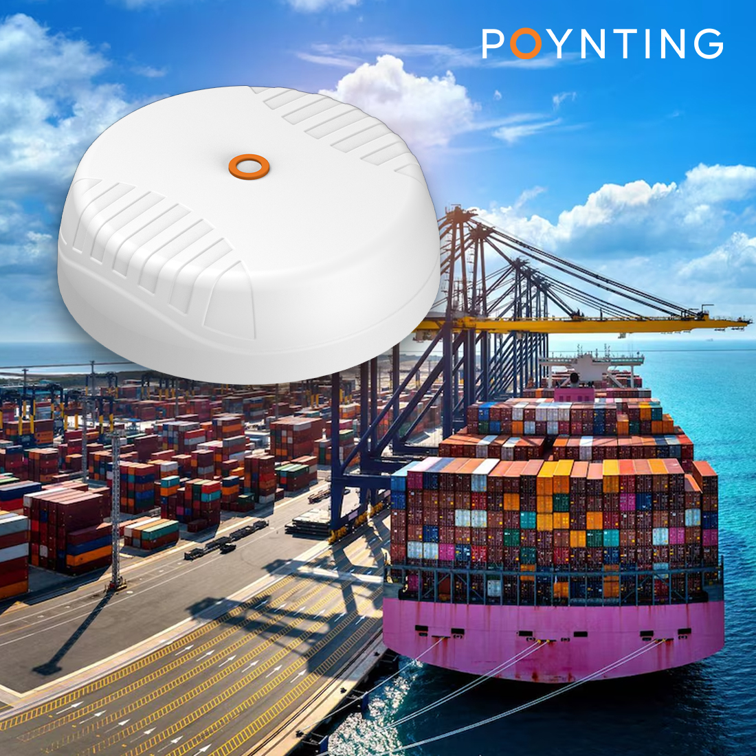 Poynting SWIRL-4, antena wielozakresowa, antena 5G, LTE MIMO, antena dookólna, antena morska, antena mobilna, IP69K, wytrzymała antena, antena 4x4 MIMO, antena przemysłowa