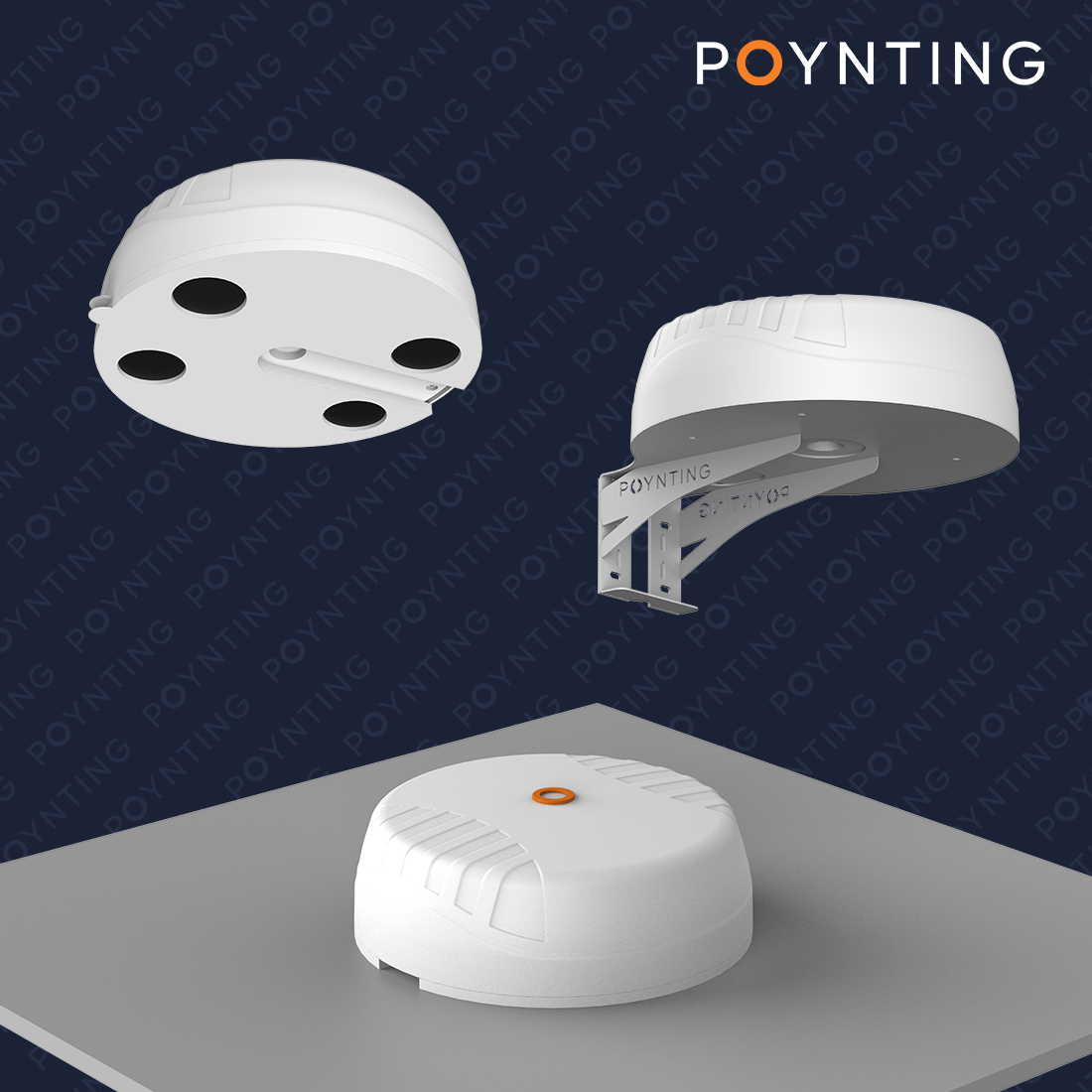 Poynting SWIRL-4, antena wielozakresowa, antena 5G, LTE MIMO, antena dookólna, antena morska, antena mobilna, IP69K, wytrzymała antena, antena 4x4 MIMO, antena przemysłowa