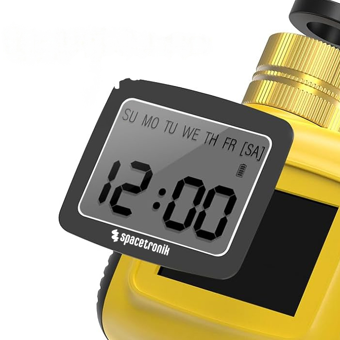 interfejs Spacetronik SPGC41, wyświetlacz LCD, intuicyjne programowanie, manualne podlewanie, wygodna obsługa, inteligentne nawadnianie, automatyczne podlewanie, nawadnianie ogrodu, nawadnianie szklarni