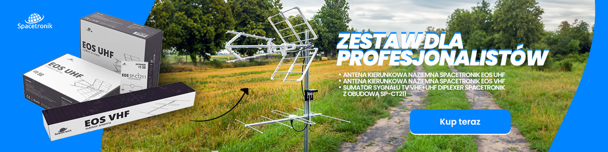 Zestaw anten dla profesjonalistów Spacetronik EOS