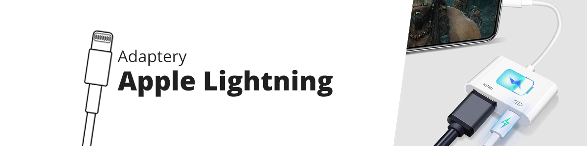 Adaptery i przejściówki Apple lightning