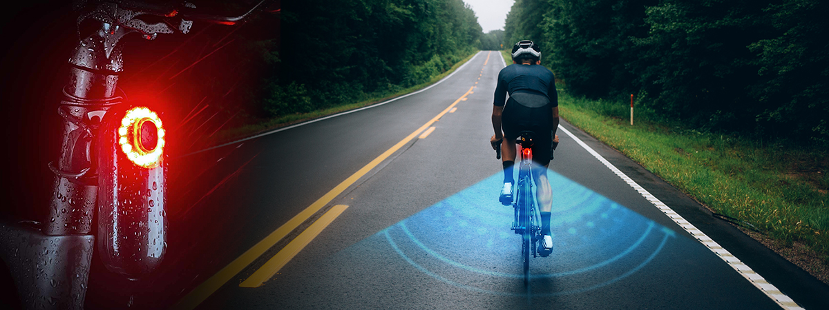 lampka rowerowa z radarem