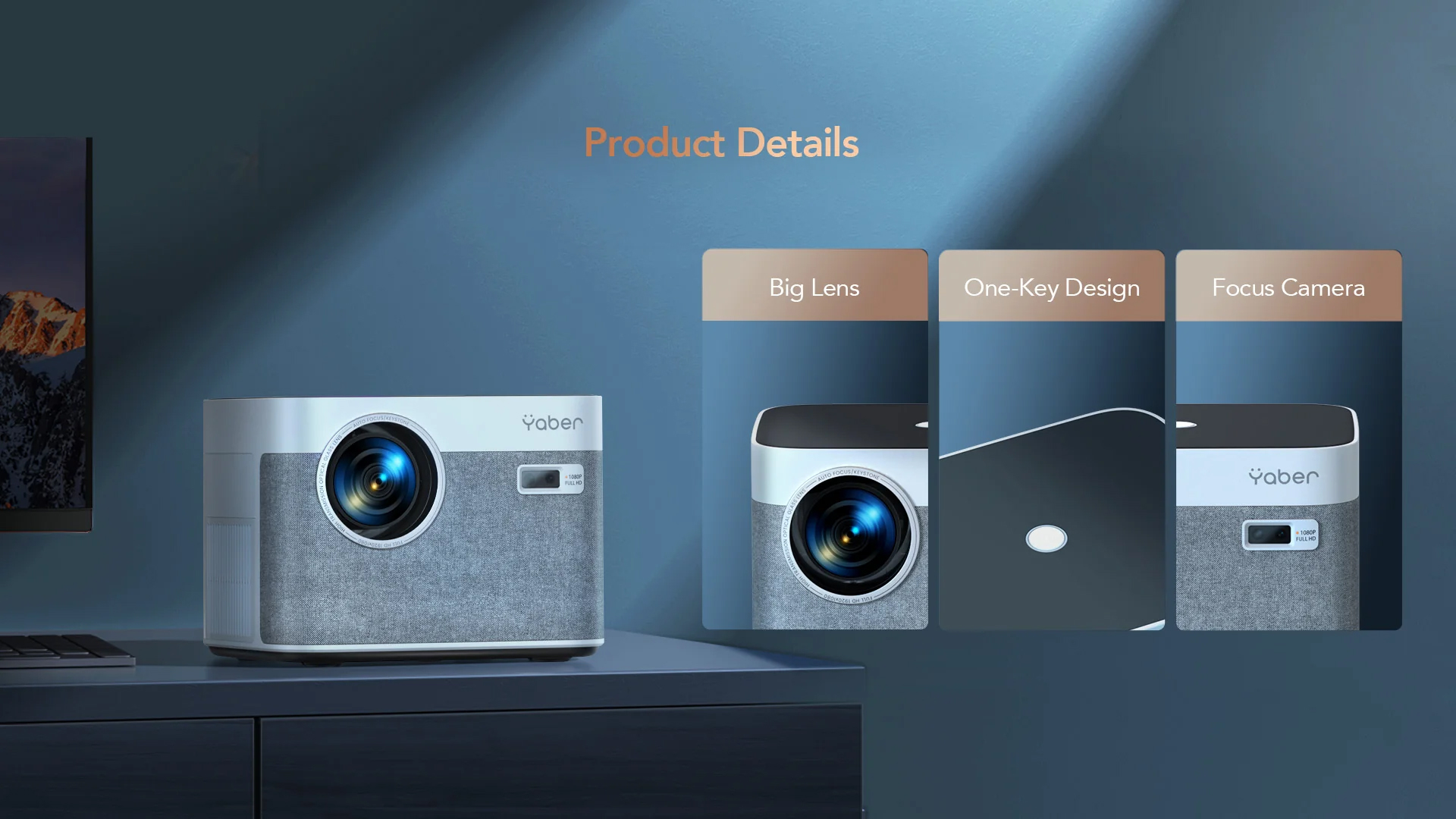 Projektor Smart u11Alexa WiFi6 1080p